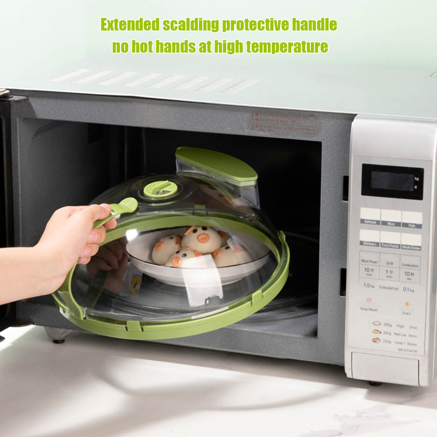 Microwave Splashproof High Temperature Food Heating Cover