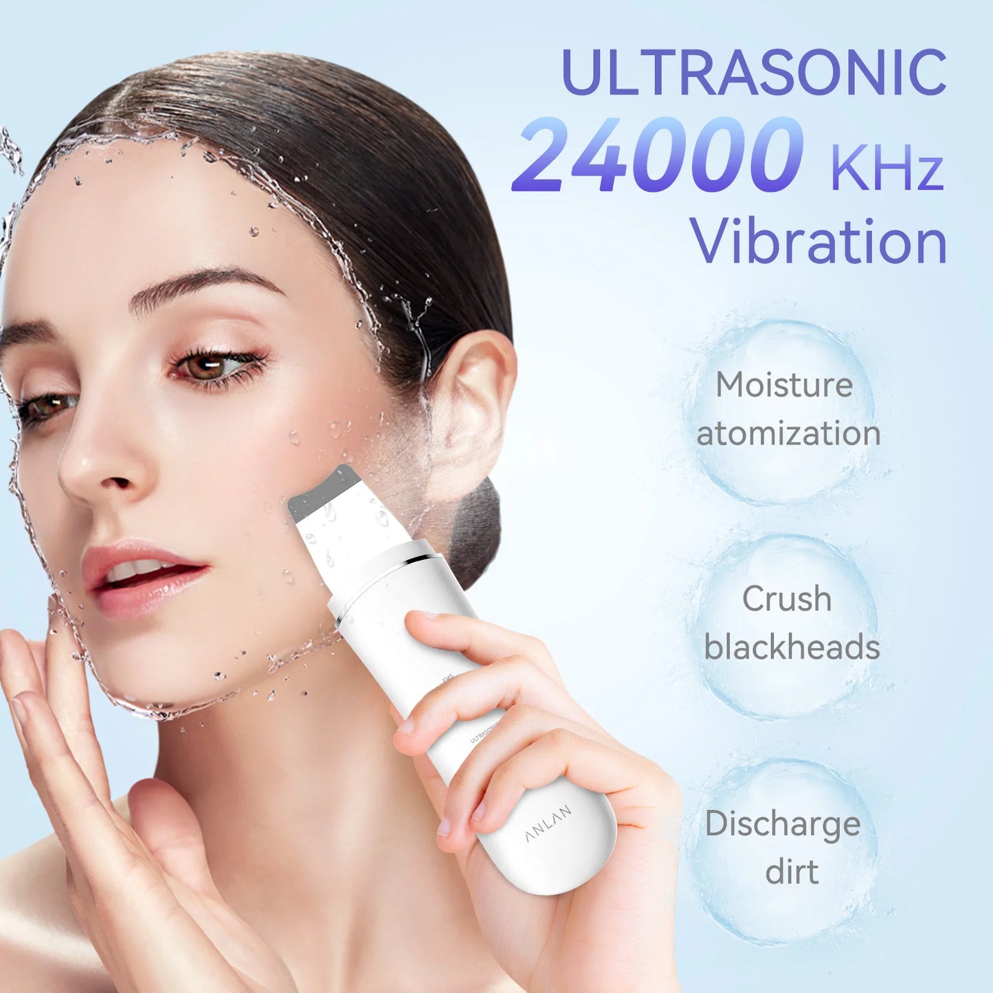 Ultrasonic Cleaner Skin Scrubber