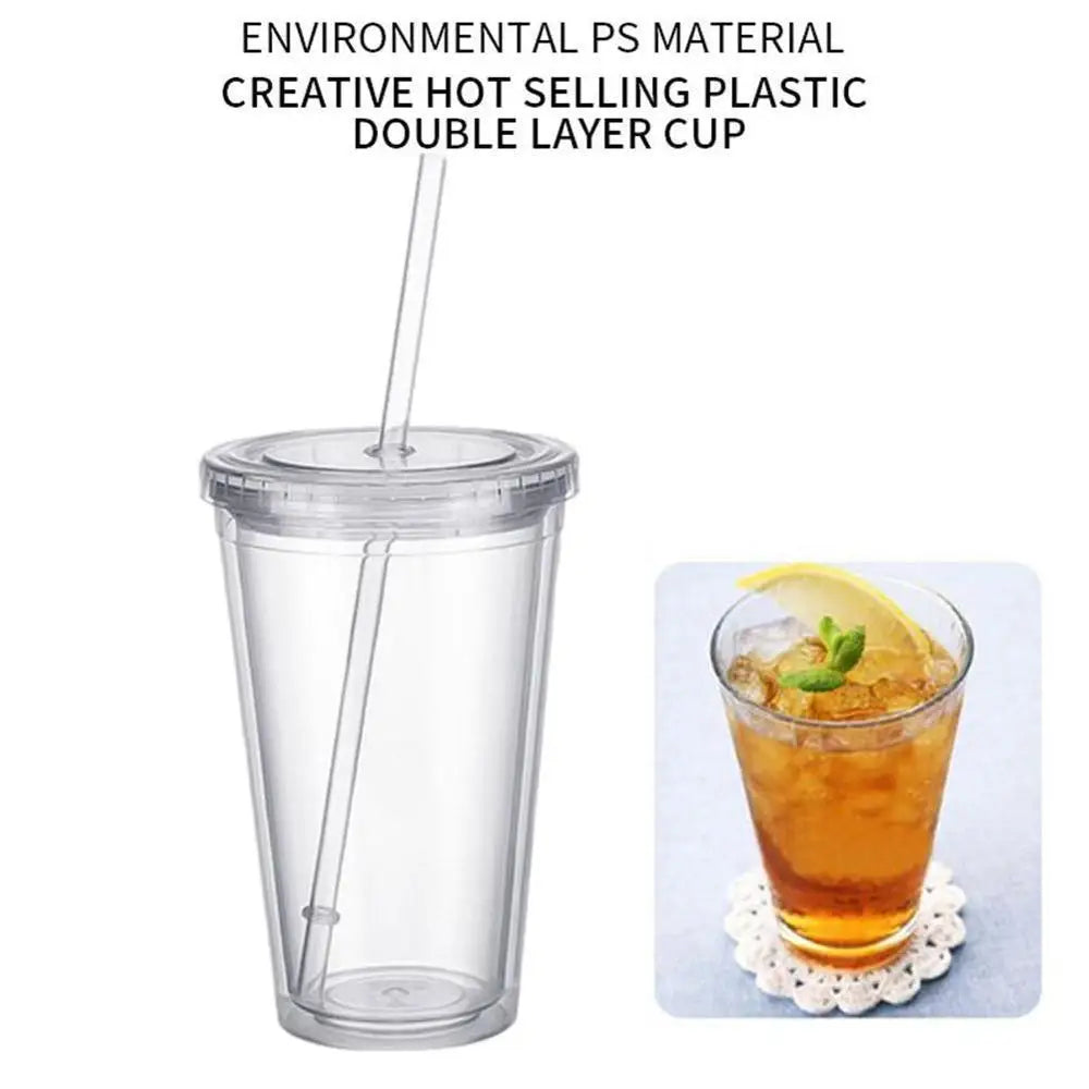 1PCS Double walled Ice Cold Drink  Cup