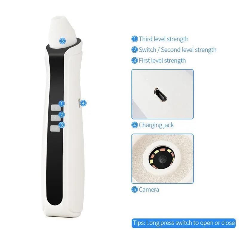 Vacuum Suction Deep Cleansing Electric Facial Pore Cleaner