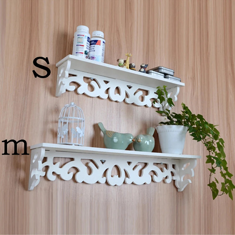 White Wall Hanging Shelf