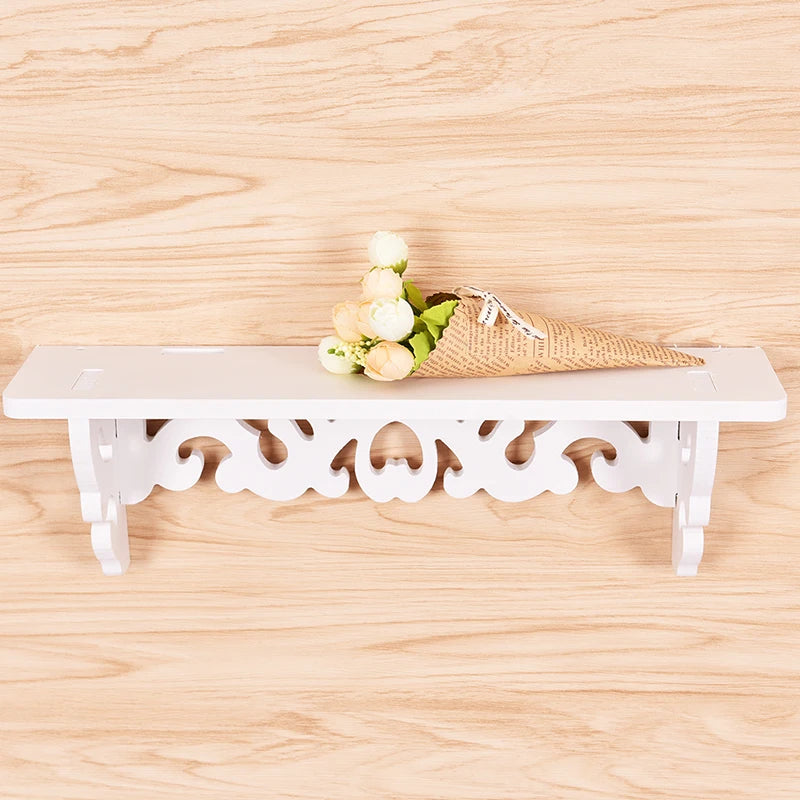 White Wall Hanging Shelf