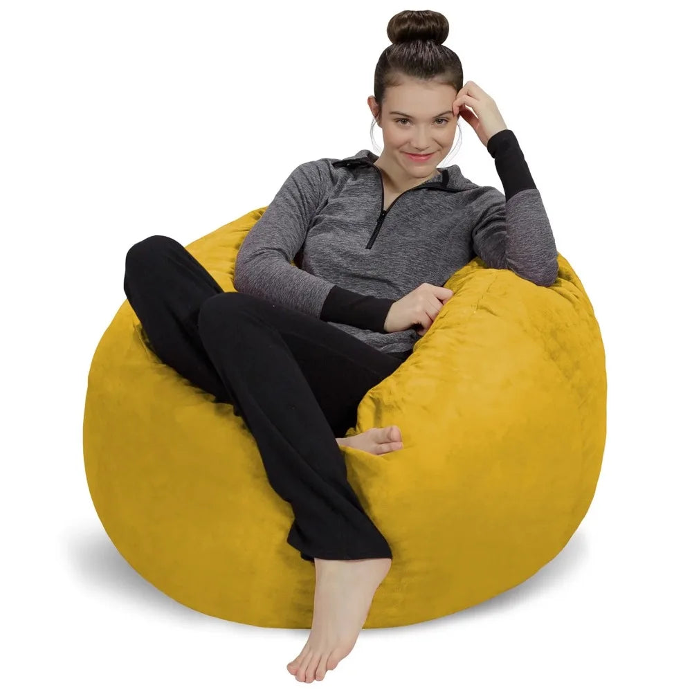 Bean Bag Chair, Memory Foam Lounger