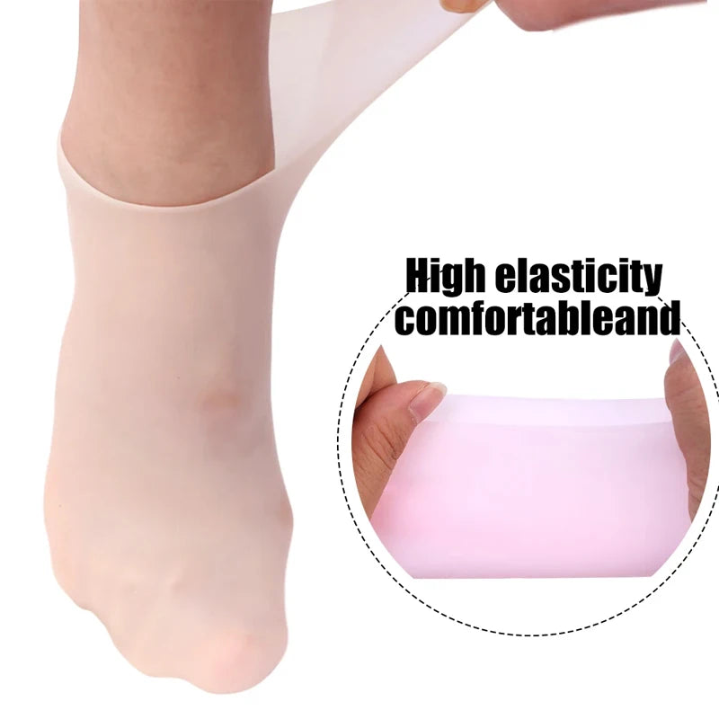 1pairs Silicone Moisturizing Foot Socks