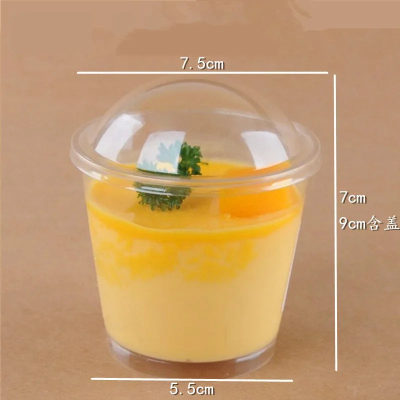 15PCS 200ML Dessert Plastic Cup