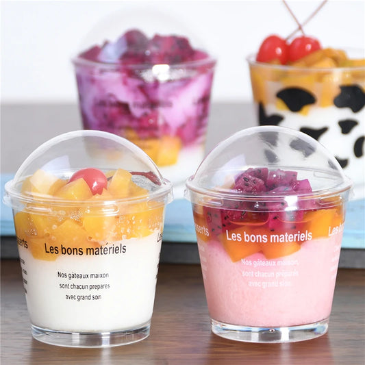 15PCS 200ML Dessert Plastic Cup