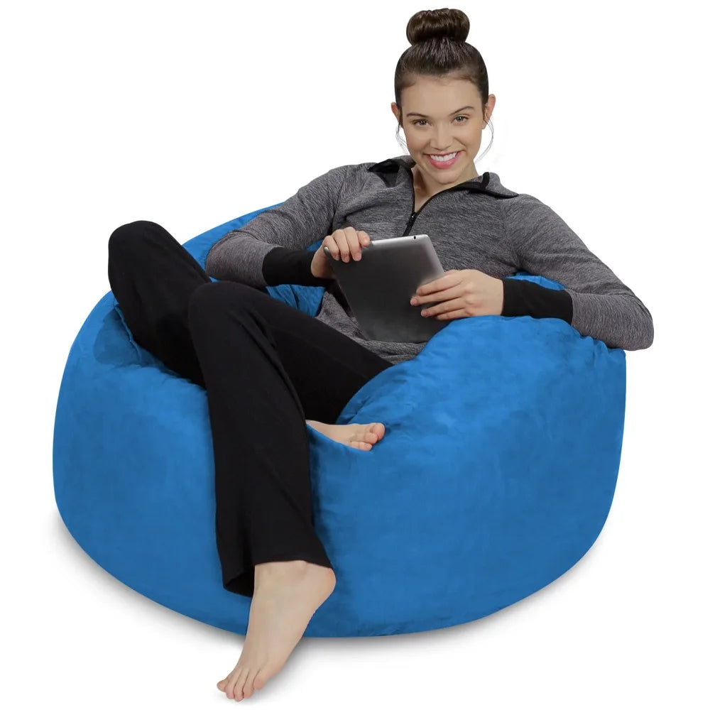 Bean Bag Chair, Memory Foam Lounger