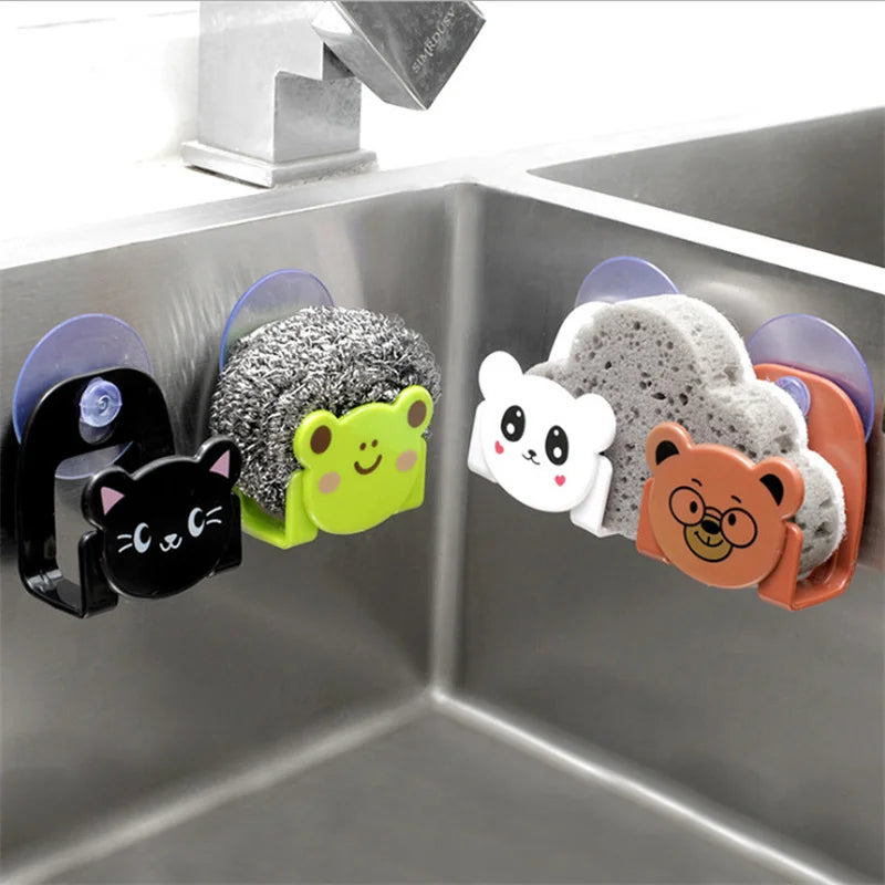 Cartoon Dish Cloth Sponge Holder