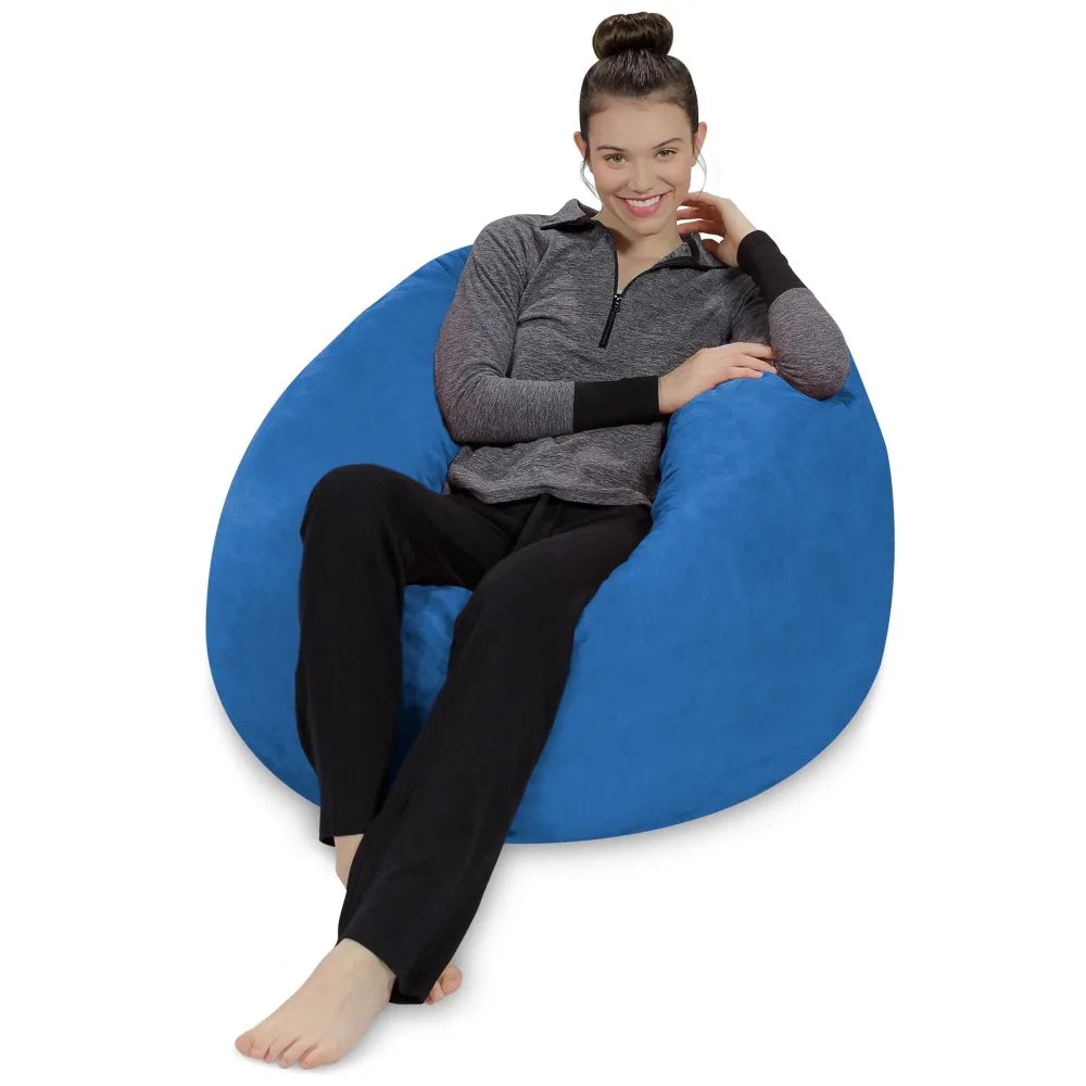 Bean Bag Chair, Memory Foam Lounger